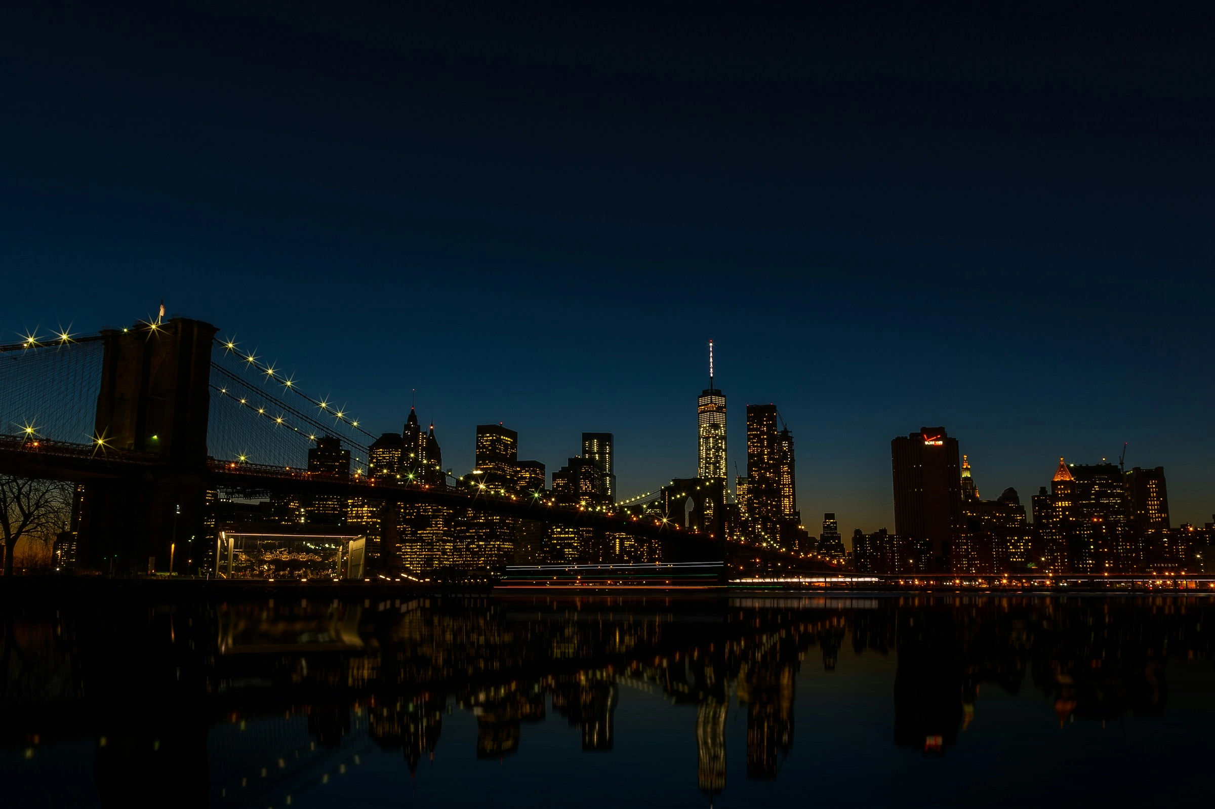 New York by night