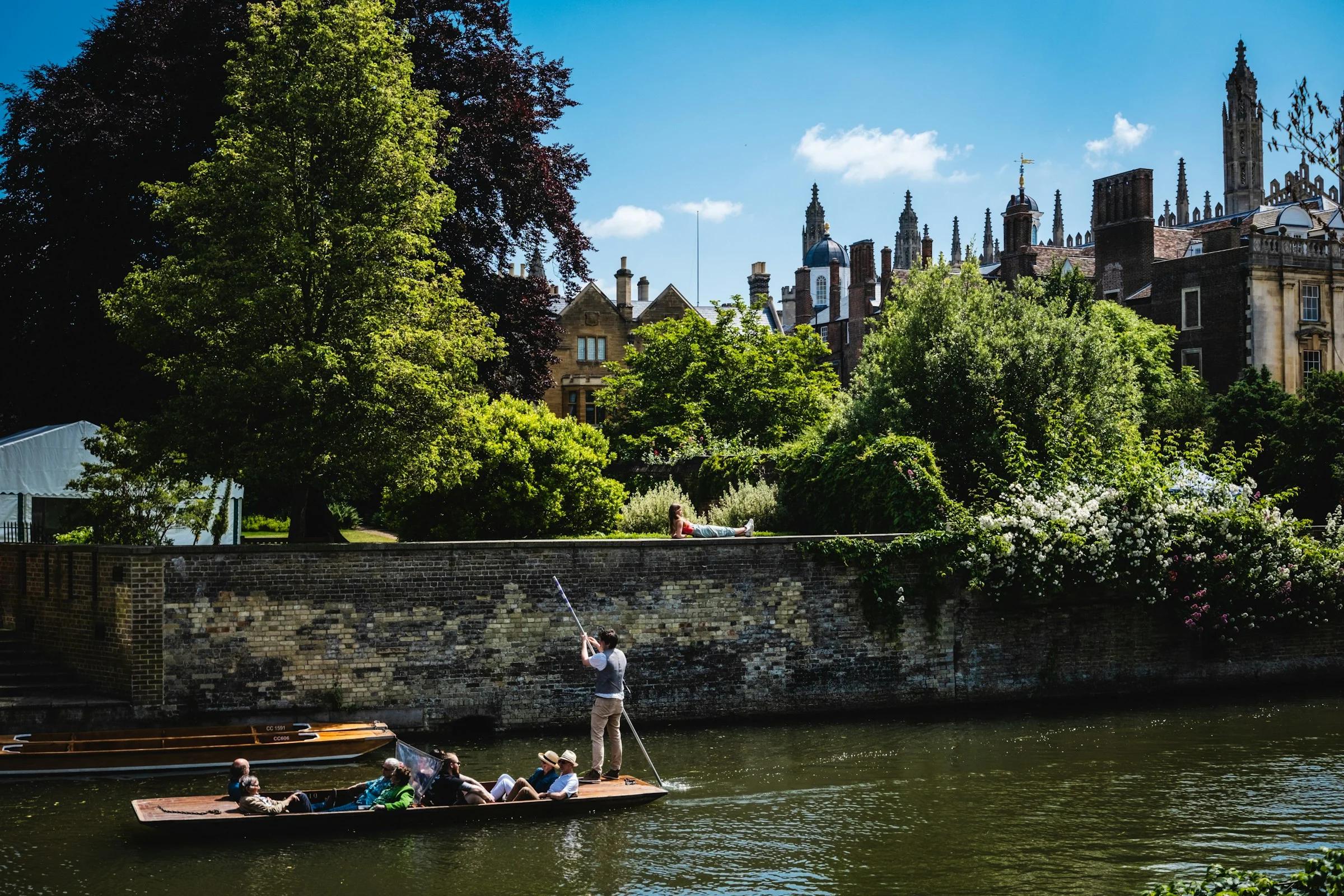 Oxford – Punting sul fiume