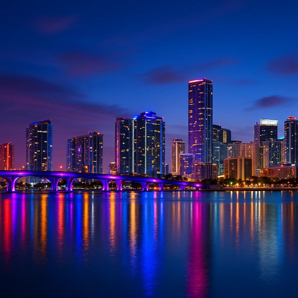 Miami by night