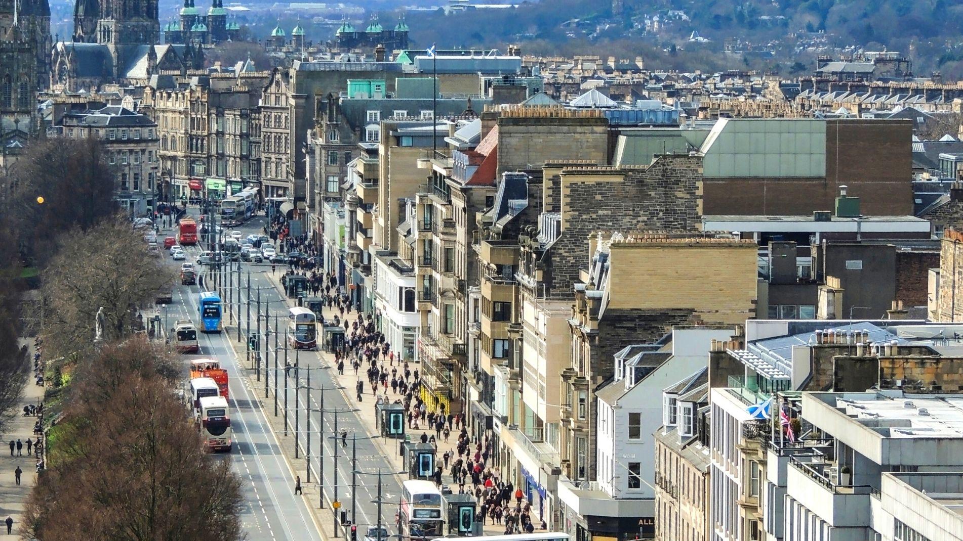 Edinburgh – Princess street