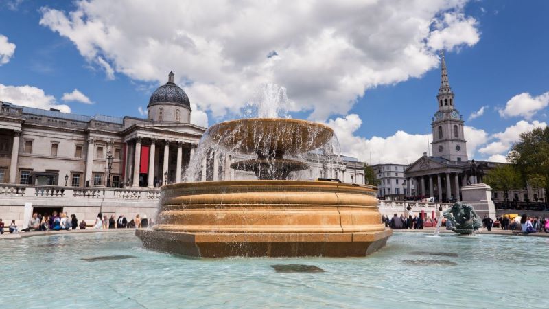 Londra, National Gallery & Trafalgar Square